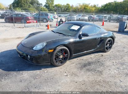 2007 PORSCHE CAYMAN Black  Gasoline WP0AA29877U761987 photo #3