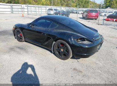 2007 PORSCHE CAYMAN Black  Gasoline WP0AA29877U761987 photo #4