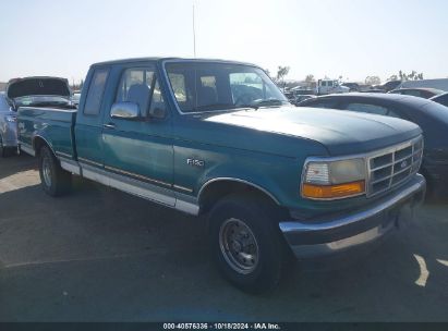 1996 FORD F150 Green  Gasoline 1FTEX14H1TKA02372 photo #1