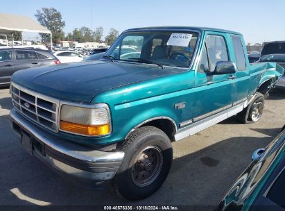 1996 FORD F150 Green  Gasoline 1FTEX14H1TKA02372 photo #3