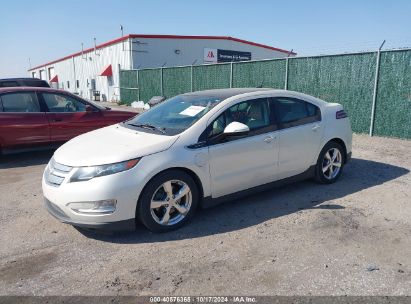 2012 CHEVROLET VOLT White  Hybrid 1G1RB6E49CU121597 photo #3