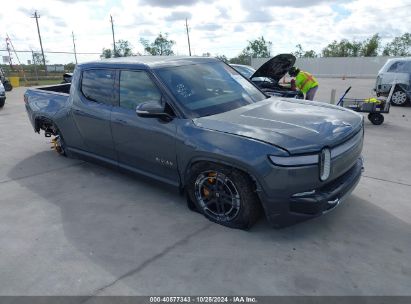 2022 RIVIAN R1T ADVENTURE Gray  Electric 7FCTGAAA3NN012279 photo #1