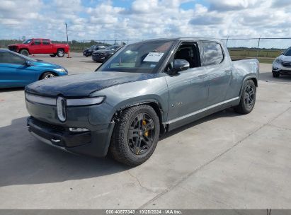 2022 RIVIAN R1T ADVENTURE Gray  Electric 7FCTGAAA3NN012279 photo #3