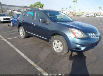 2014 NISSAN ROGUE SELECT S Blue  Gasoline JN8AS5MT9EW600587 photo #1