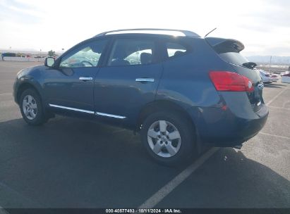 2014 NISSAN ROGUE SELECT S Blue  Gasoline JN8AS5MT9EW600587 photo #4