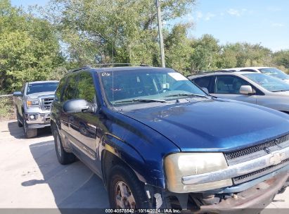 2003 CHEVROLET TRAILBLAZER LS Blue  Gasoline 1GNDT13S532220424 photo #1