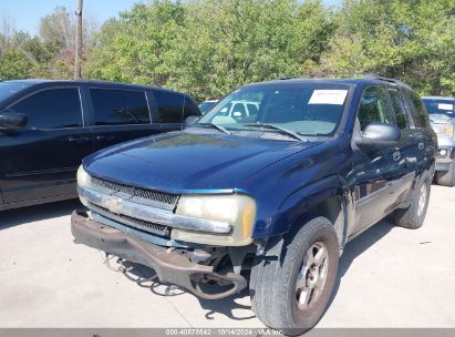 2003 CHEVROLET TRAILBLAZER LS Blue  Gasoline 1GNDT13S532220424 photo #3