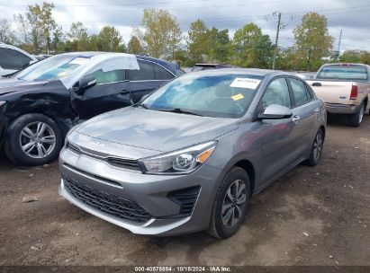 2023 KIA RIO S Gray  Gasoline 3KPA24AD1PE603211 photo #3