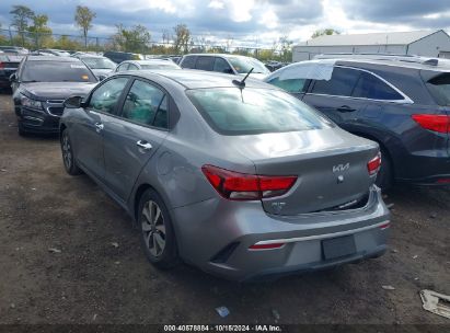 2023 KIA RIO S Gray  Gasoline 3KPA24AD1PE603211 photo #4