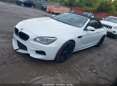 2014 BMW M6 White  Gasoline WBSLZ9C51ED651032 photo #3