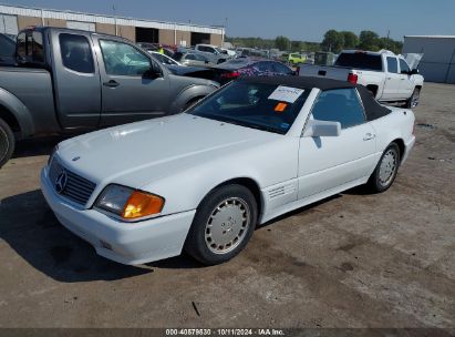 1991 MERCEDES-BENZ 500 SL White  Gasoline WDBFA66E1MF015721 photo #3