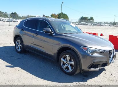 2019 ALFA ROMEO STELVIO RWD Gray  Gasoline ZASPAJAN1K7C70805 photo #1