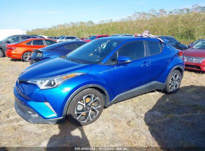 2018 TOYOTA C-HR XLE Blue  Gasoline NMTKHMBX3JR035406 photo #3