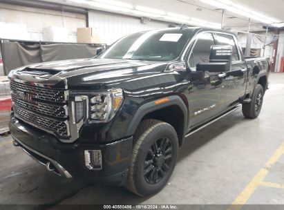 2022 GMC SIERRA 2500HD 4WD  STANDARD BED DENALI Black  Diesel 1GT49REY2NF153476 photo #3