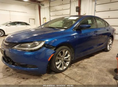 2015 CHRYSLER 200 S Blue  Gasoline 1C3CCCBBXFN642200 photo #3