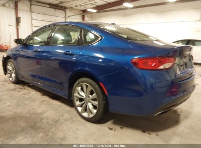 2015 CHRYSLER 200 S Blue  Gasoline 1C3CCCBBXFN642200 photo #4