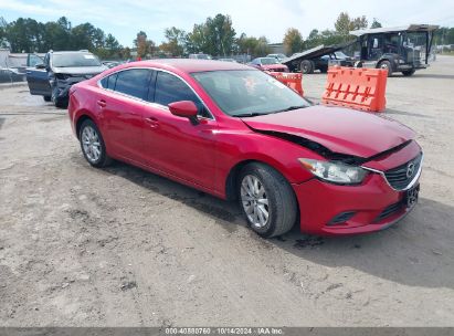 2016 MAZDA MAZDA6 I SPORT Red  Gasoline JM1GJ1U55G1463828 photo #1