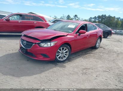 2016 MAZDA MAZDA6 I SPORT Red  Gasoline JM1GJ1U55G1463828 photo #3