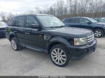 2006 LAND ROVER RANGE ROVER SPORT SUPERCHARGED Black  Gasoline SALSH23416A948561 photo #1