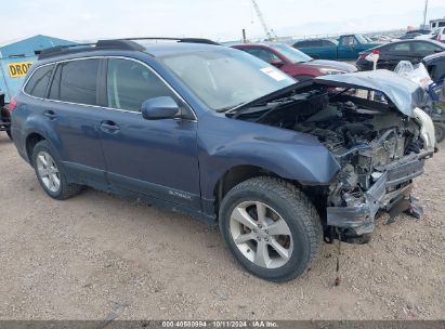 2013 SUBARU OUTBACK 2.5I PREMIUM Blue  Gasoline 4S4BRBCC1D3200773 photo #1