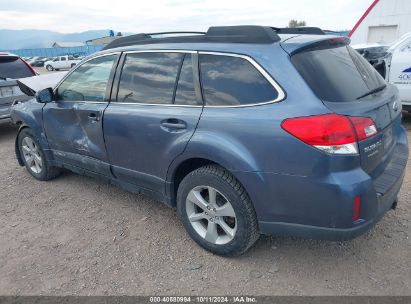 2013 SUBARU OUTBACK 2.5I PREMIUM Blue  Gasoline 4S4BRBCC1D3200773 photo #4