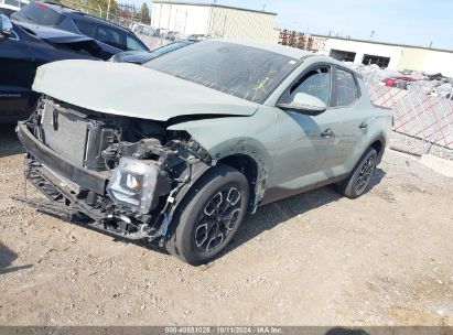 2022 HYUNDAI SANTA CRUZ SEL Green  Gasoline 5NTJBDAE9NH006827 photo #3