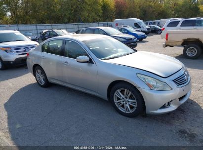 2012 INFINITI G25X Silver  Gasoline JN1DV6AR9CM730072 photo #1