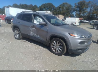 2017 JEEP CHEROKEE LIMITED FWD Silver  Flexible Fuel 1C4PJLDS2HW502493 photo #1