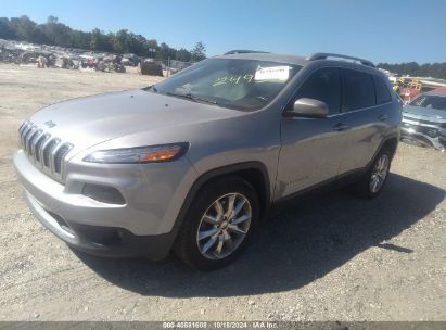 2017 JEEP CHEROKEE LIMITED FWD Silver  Flexible Fuel 1C4PJLDS2HW502493 photo #3