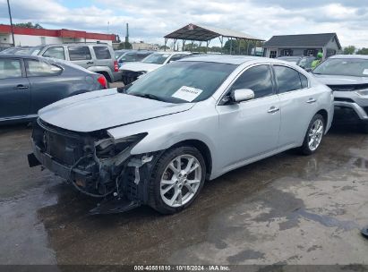 2012 NISSAN MAXIMA 3.5 SV Silver  Gasoline 1N4AA5AP5CC835496 photo #3