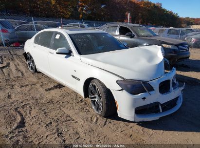 2012 BMW 740LI White  Gasoline WBAKB4C54CC576983 photo #1