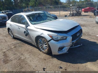 2018 INFINITI Q50 3.0T LUXE Silver  Gasoline JN1EV7AP9JM356360 photo #1