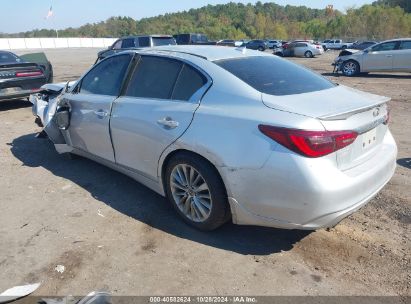 2018 INFINITI Q50 3.0T LUXE Silver  Gasoline JN1EV7AP9JM356360 photo #4