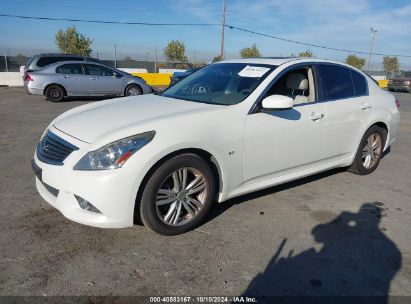 2015 INFINITI Q40 White  Gasoline JN1CV6AP1FM501058 photo #3