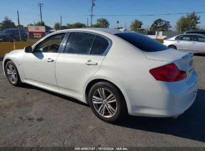 2015 INFINITI Q40 White  Gasoline JN1CV6AP1FM501058 photo #4