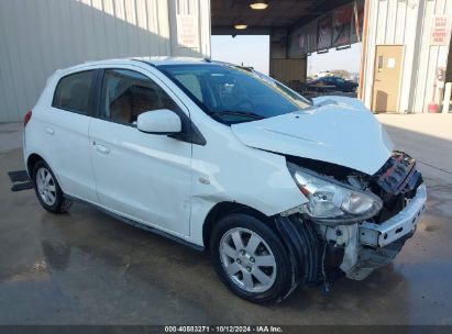 2014 MITSUBISHI MIRAGE ES White  Gasoline ML32A4HJ7EH023992 photo #1