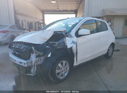 2014 MITSUBISHI MIRAGE ES White  Gasoline ML32A4HJ7EH023992 photo #3