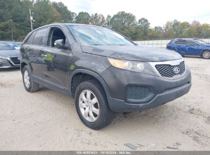 2012 KIA SORENTO LX Gray  Gasoline 5XYKT3A15CG258778 photo #1