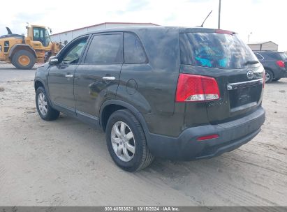 2012 KIA SORENTO LX Gray  Gasoline 5XYKT3A15CG258778 photo #4