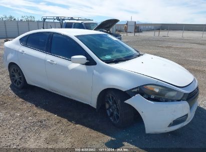 2014 DODGE DART SXT White  Gasoline 1C3CDFBB8ED868576 photo #1