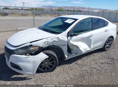 2014 DODGE DART SXT White  Gasoline 1C3CDFBB8ED868576 photo #3