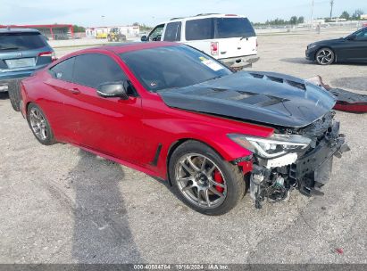 2019 INFINITI Q60 3.0T RED SPORT 400 Red  Gasoline JN1FV7EL5KM440351 photo #1