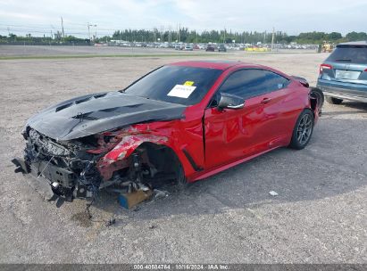 2019 INFINITI Q60 3.0T RED SPORT 400 Red  Gasoline JN1FV7EL5KM440351 photo #3