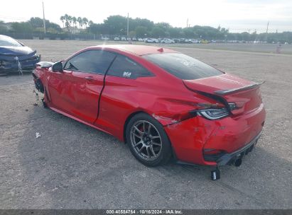 2019 INFINITI Q60 3.0T RED SPORT 400 Red  Gasoline JN1FV7EL5KM440351 photo #4