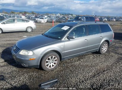 2003 VOLKSWAGEN PASSAT GLS V6 Gray  Gasoline WVWVH63B33E323299 photo #3