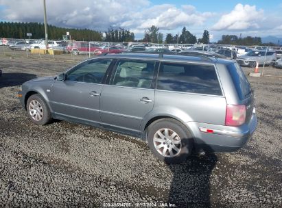 2003 VOLKSWAGEN PASSAT GLS V6 Gray  Gasoline WVWVH63B33E323299 photo #4