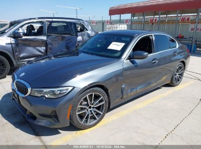 2019 BMW 330I Gray  Gasoline WBA5R1C51KAK10528 photo #3