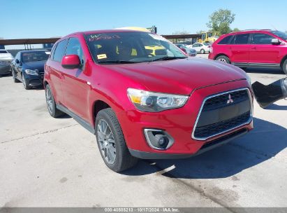 2015 MITSUBISHI OUTLANDER SPORT ES Maroon  Gasoline 4A4AP3AW0FE038336 photo #1