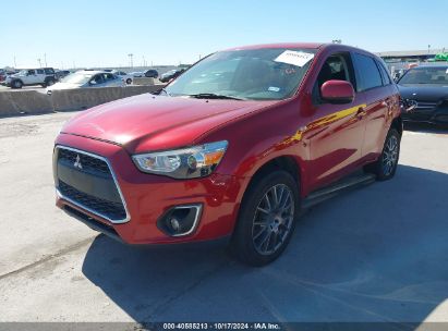 2015 MITSUBISHI OUTLANDER SPORT ES Maroon  Gasoline 4A4AP3AW0FE038336 photo #3