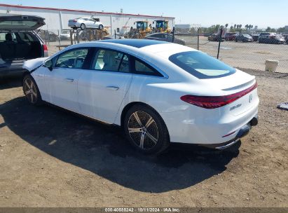 2022 MERCEDES-BENZ EQS 450+ White  Electric W1KCG2DB7NA011522 photo #4